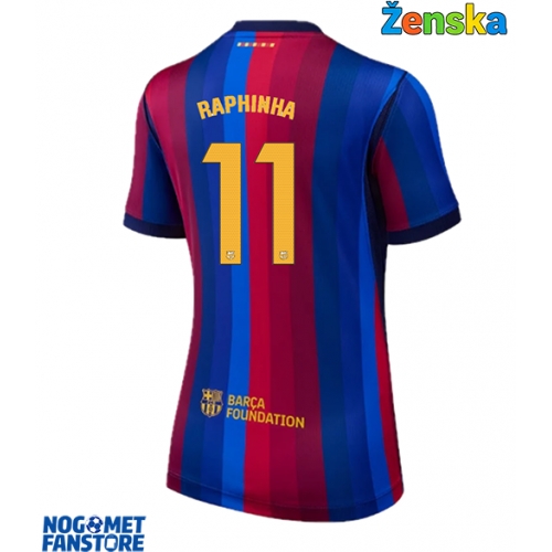 Barcelona Raphinha Belloli #11 Domaci Dres za Ženska 2026-27 Kratak Rukav
